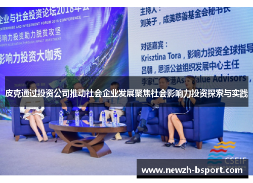 皮克通过投资公司推动社会企业发展聚焦社会影响力投资探索与实践